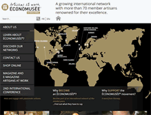 Tablet Screenshot of economusee.com